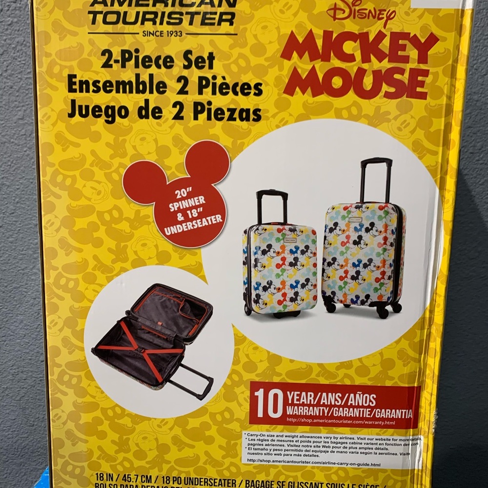 Disney luggages